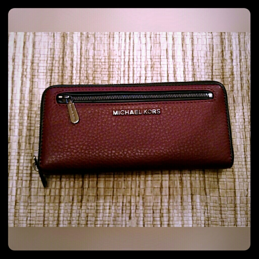 Michael Kors burgundy wallet